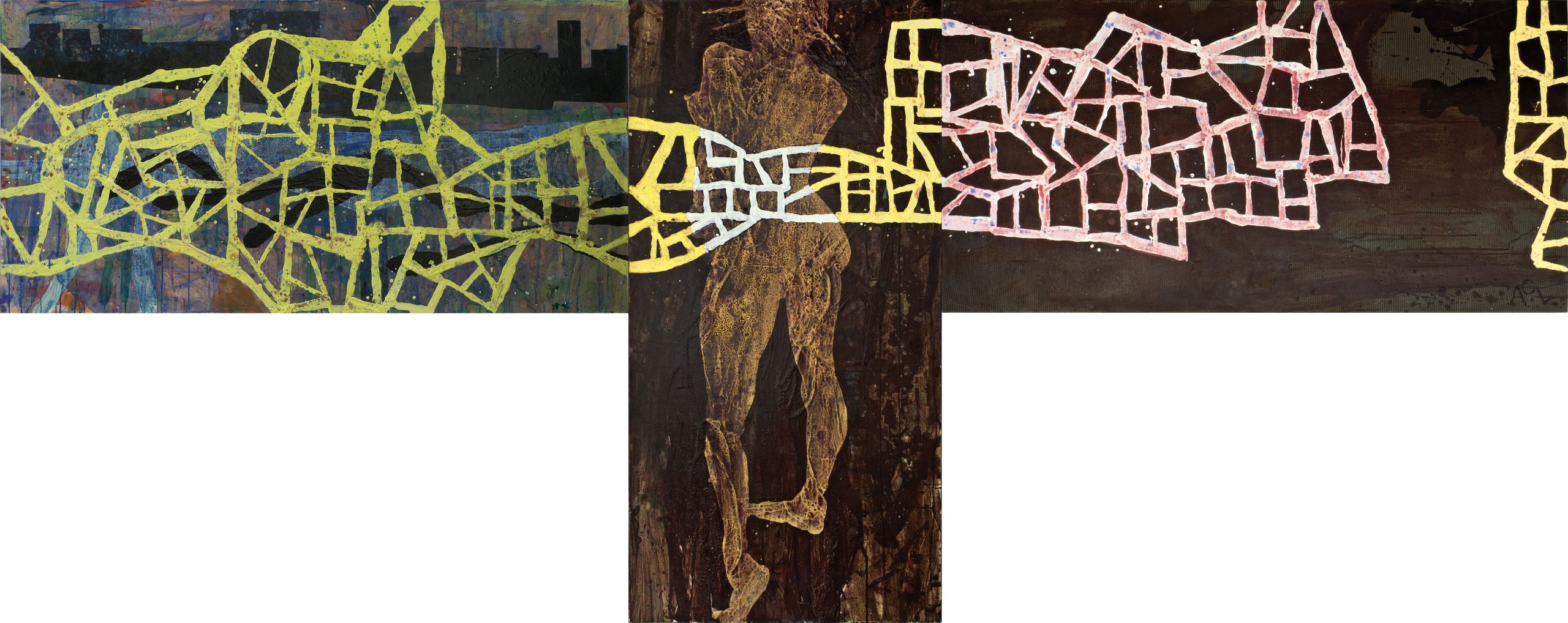 Estructura en cruz (tríptico), 2012