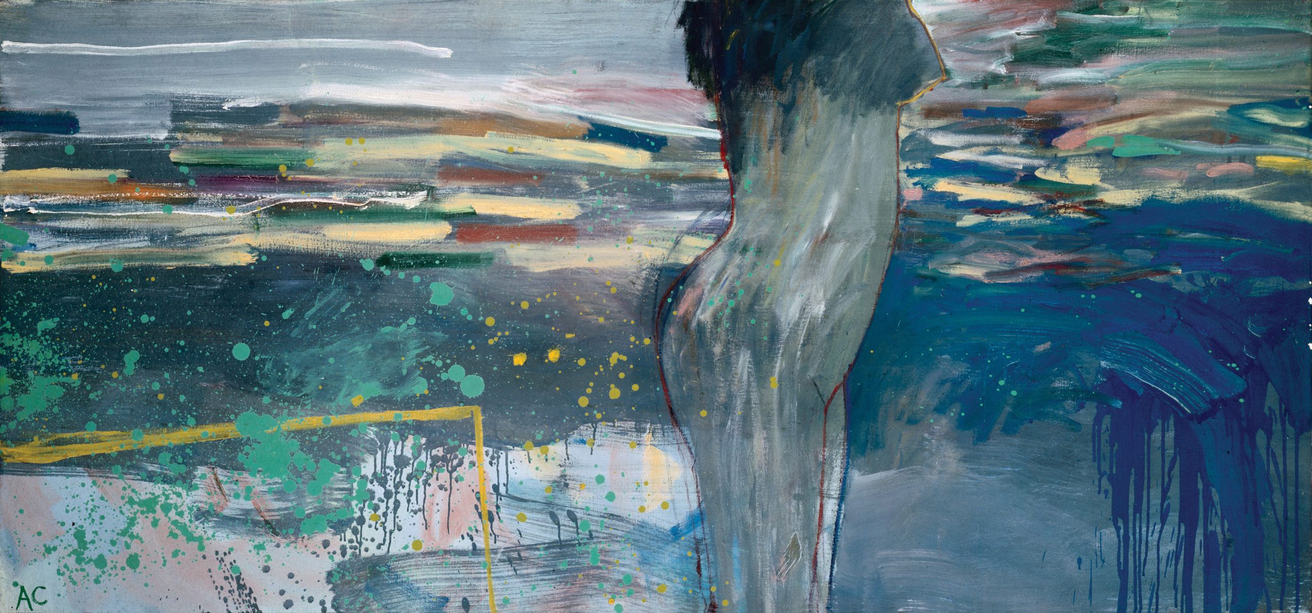 Muchacha en la playa, 1984