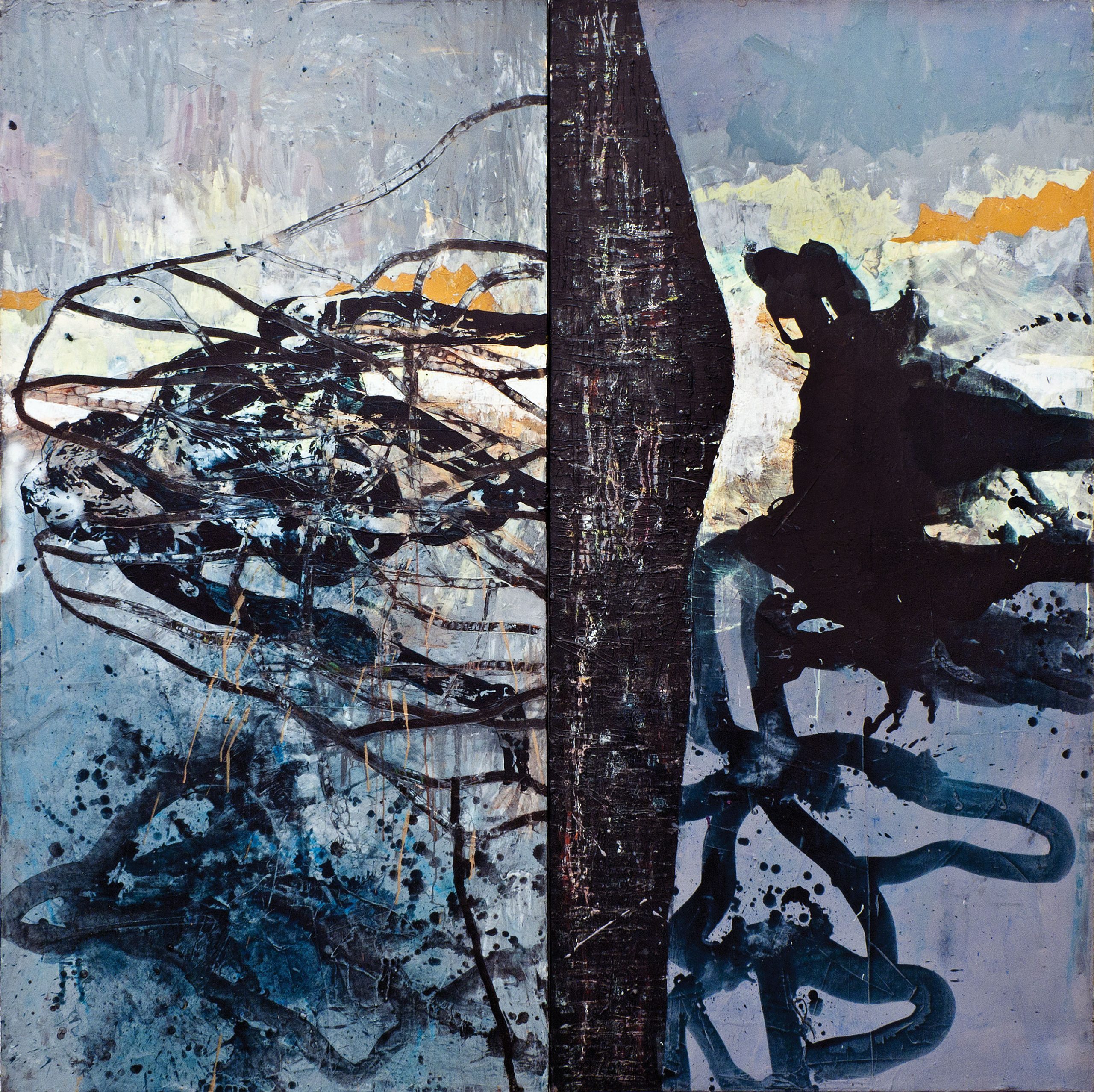 Paisaje gris (díptico), 2002
